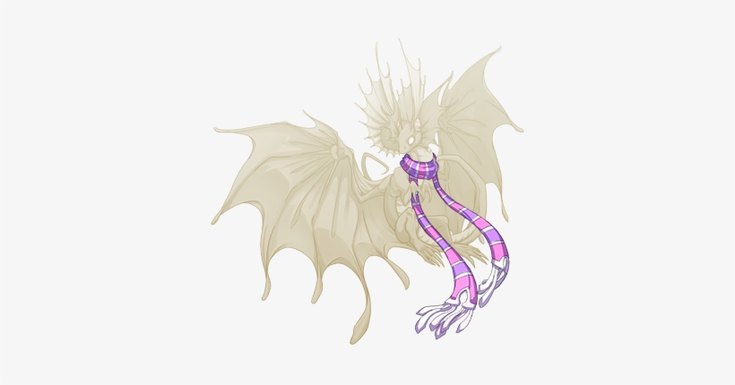 Pink And Purple Flair Scarf Fae F - Flight Rising Fae Necks, transparent png