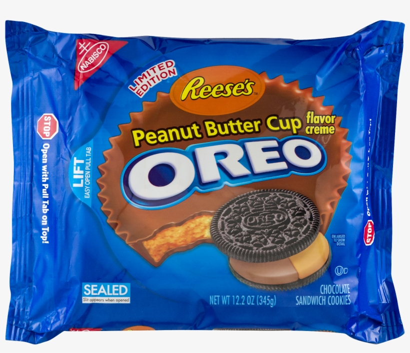 Nabisco Reese's Peanut Butter Cup Creme Oreo Chocolate - Peanut Butter Cup Oreo Walmart, transparent png