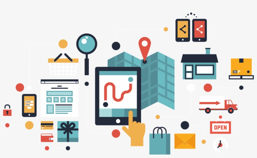 Connected Economy, transparent png