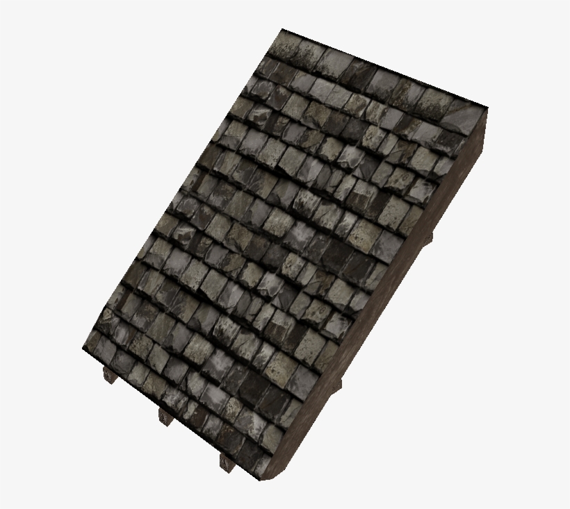 Slate Shingle Roof - Roof, transparent png
