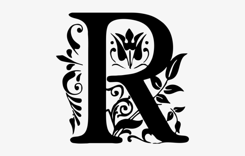 Sello De Caucho Ex - Split Letter Monogram R - 500x500 PNG Download ...