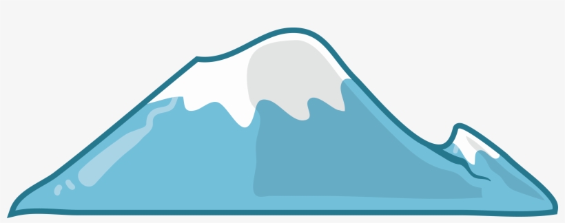 Clip Transparent Download Cartoon Blue Top Transprent - Cartoon Mountain With Snow, transparent png