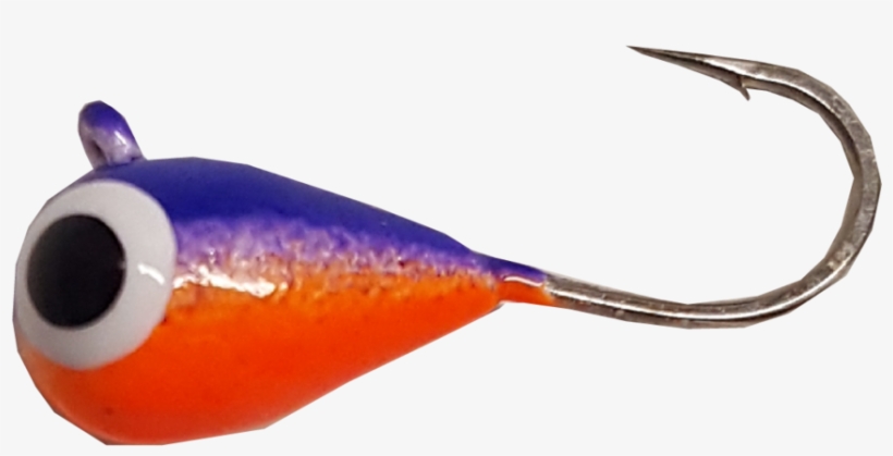 Orange Purple Uv Glow Tungsten Jig - Purple, transparent png