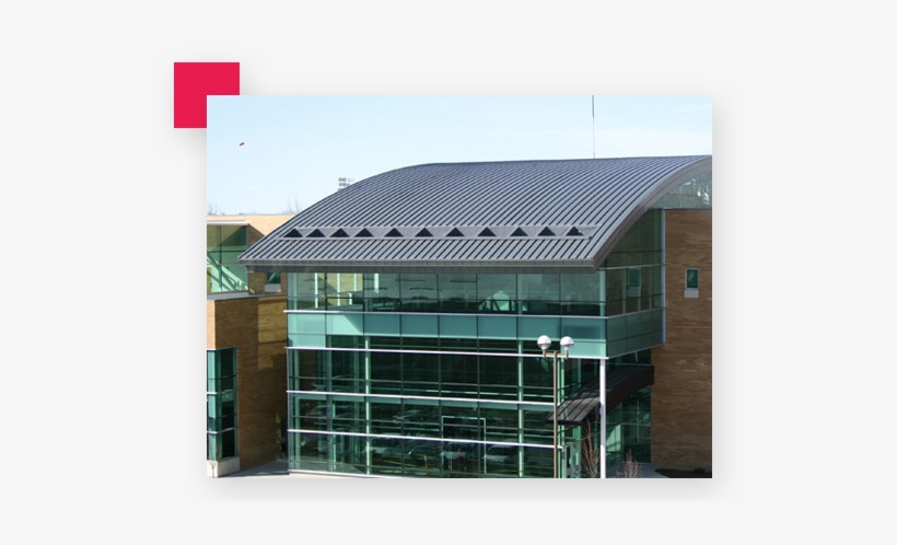 Englert Offers Two Curved Metal Roof Systems Designed - Curved Roof Material, transparent png