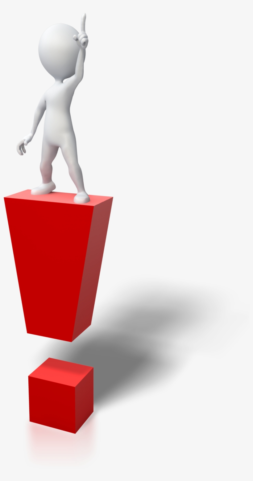 I Thought I'd Dodged The Bullet Until Day 3, When Suddenly - Exclamation Mark Man Png, transparent png