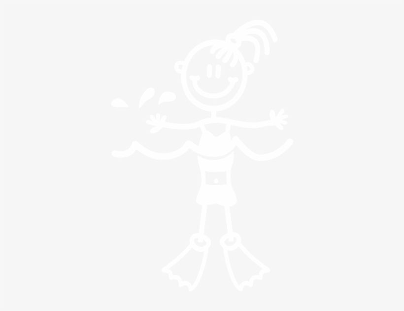 G8 - Family Sticker Girl With Paintbrush, transparent png