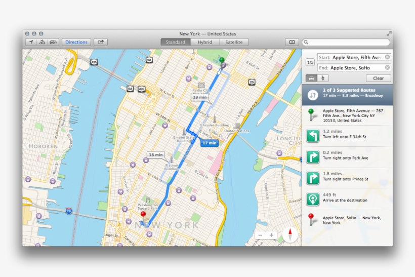 In It, I've Searched For Directions From New York City's - Apple Fifth Avenue, transparent png
