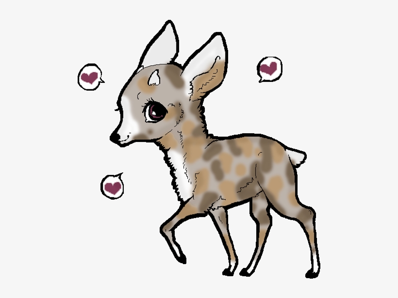 Image Royalty Free Library Collection Of Free Deers - Cute Deer Drawing Png, transparent png