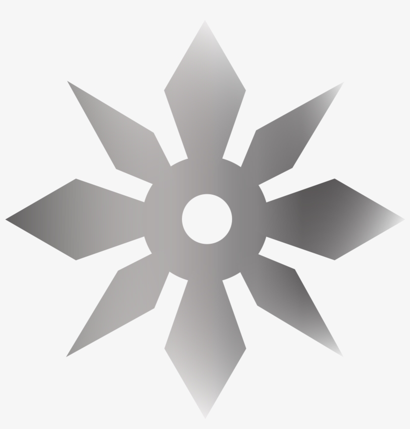 Ninja Star - Sun Silhouette, transparent png