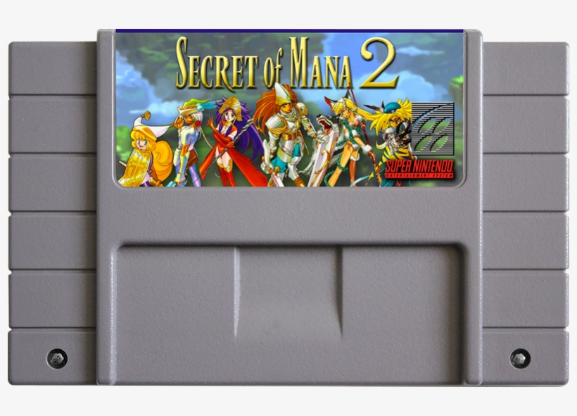 Ninja Turtles In Time Snes Transparent Png Image Black - Secret Of Mana 2 (in Box) - Snes, transparent png