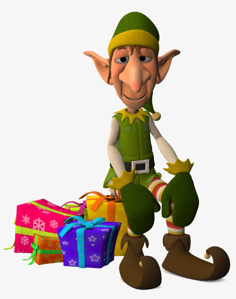 Elf Png File - Funny Christmas Elf, transparent png
