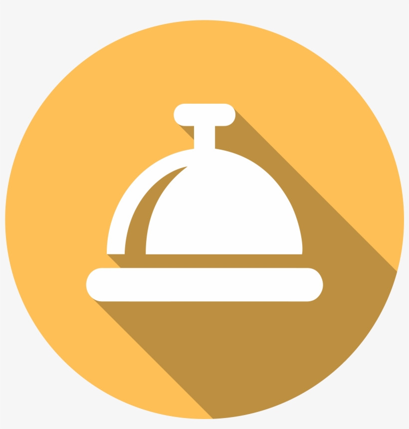 Icon Of A Bell - Hospitality Icon Transparent, transparent png