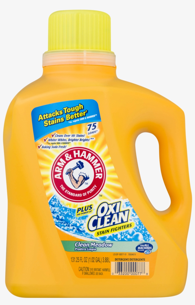 Arm & Hammer Clean Meadow Detergent Plus Oxiclean Stain - Arm And Hammer, transparent png