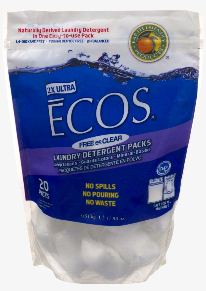 Ecos Free & Clear Laundry Detergent, transparent png