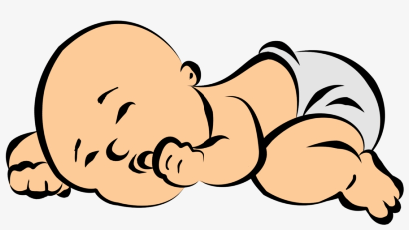28 Collection Of New Born Child Clipart - Sleeping Baby Clipart, transparent png