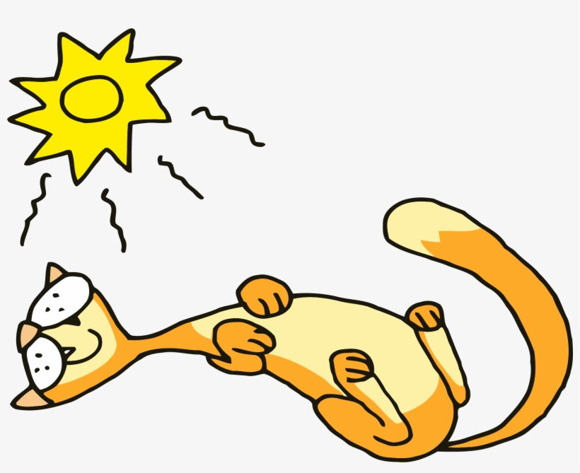Cat Sleeping Png Clipart - Footprint, transparent png