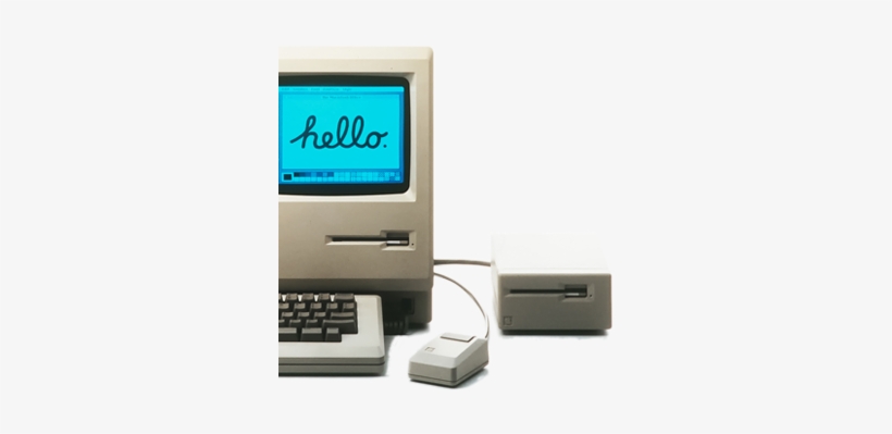 Steve Jobs From Garage Clipart Free Library - Apple Macintosh Png, transparent png