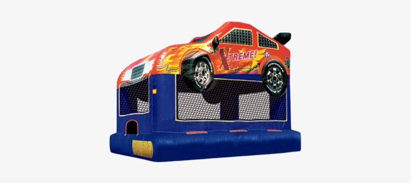 Speed Racer Large Bouncer - Inflatable Castle, transparent png