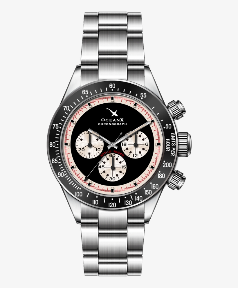 Oceanx Speed Racer Chronograph Srs111 - Rolex Cosmograph Daytona 116520 Black Venom Limited, transparent png