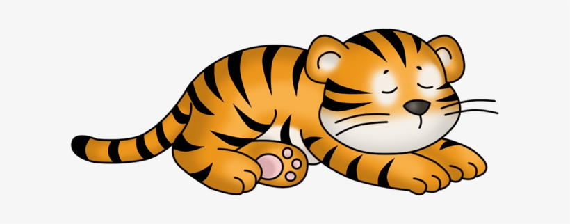 Tips For Better Sleep - Tiger Sleeping Clipart, transparent png