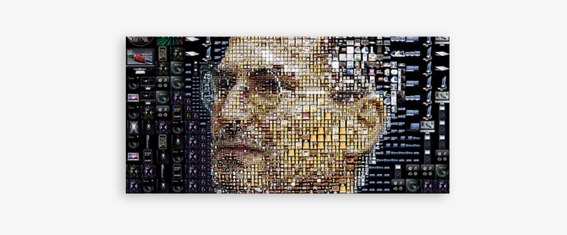 Steve Jobs Steps Down From Apple - Steve Jobs Mosaic, transparent png