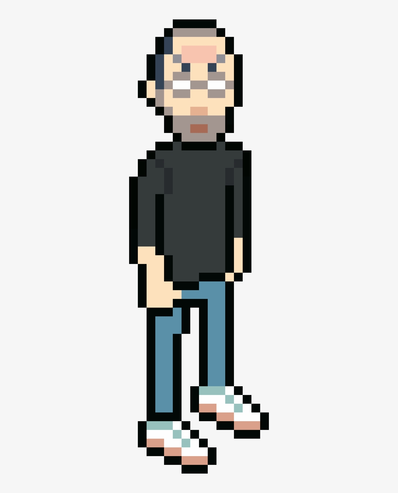 Pt Stevejobs 01k - Steve Jobs In Pixels, transparent png