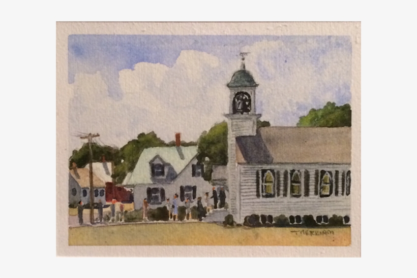 "the Sunday Morning" By Thomas Merriam Harvest Gold - Painting, transparent png