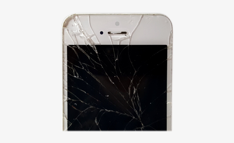 Iphone 5s Broken Screen - Iphone, transparent png