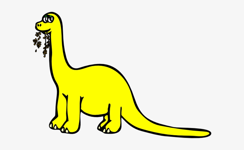 Cartoon Dinosaur Clipart - Yellow Dinosaur Clipart, transparent png