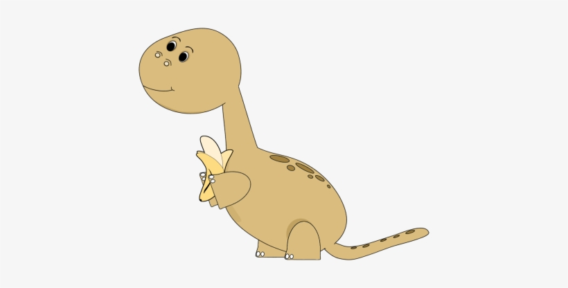 Dinosaur Eating A Banana, transparent png