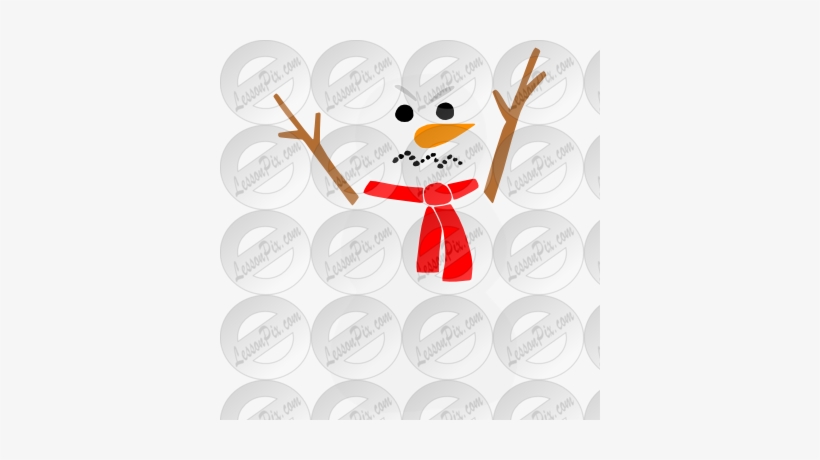 Snowman Clipart Stencil - Library, transparent png