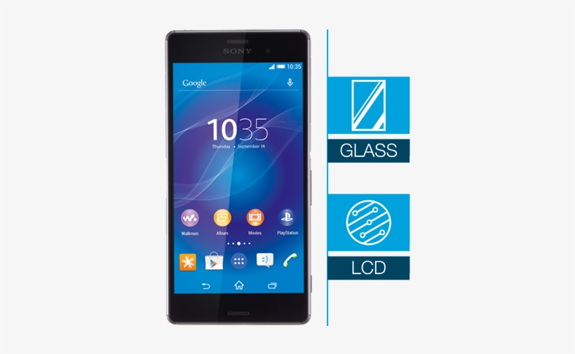 Photos Of Xperia Z Cracked Screen Repair - Ipad 3 Generation Png, transparent png