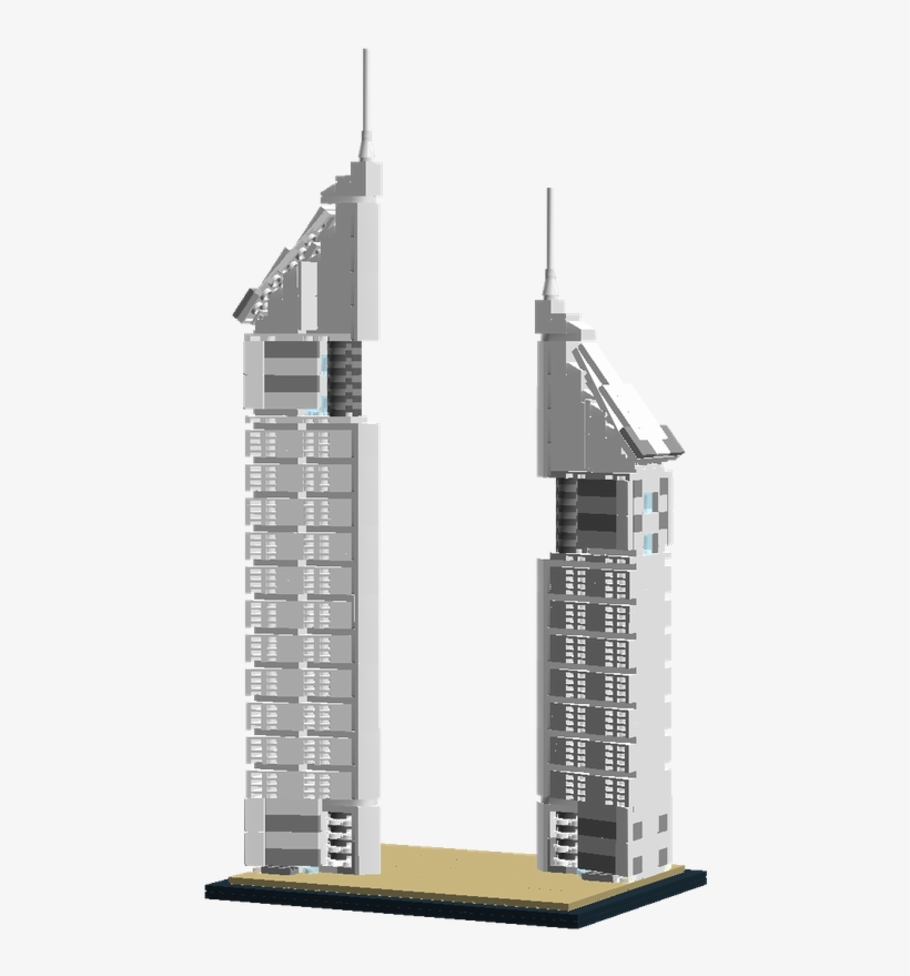 Emirates Towers Hotel - Emirates Tower Lego, transparent png