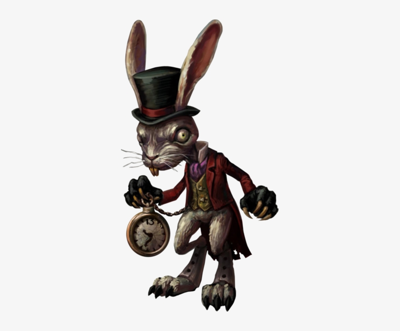 Share This Image - American Mcgee White Rabbit, transparent png