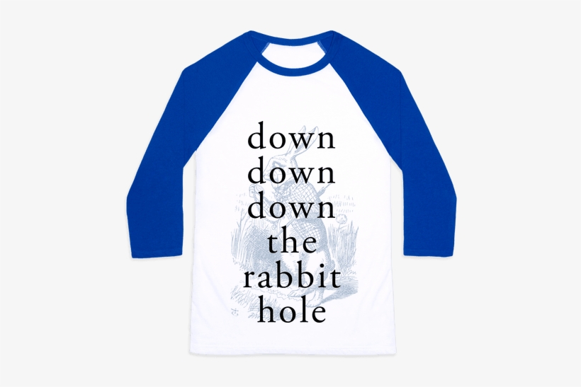 Wonderland Rabbit Baseball Tee - Cats And Bernie Sanders, transparent png