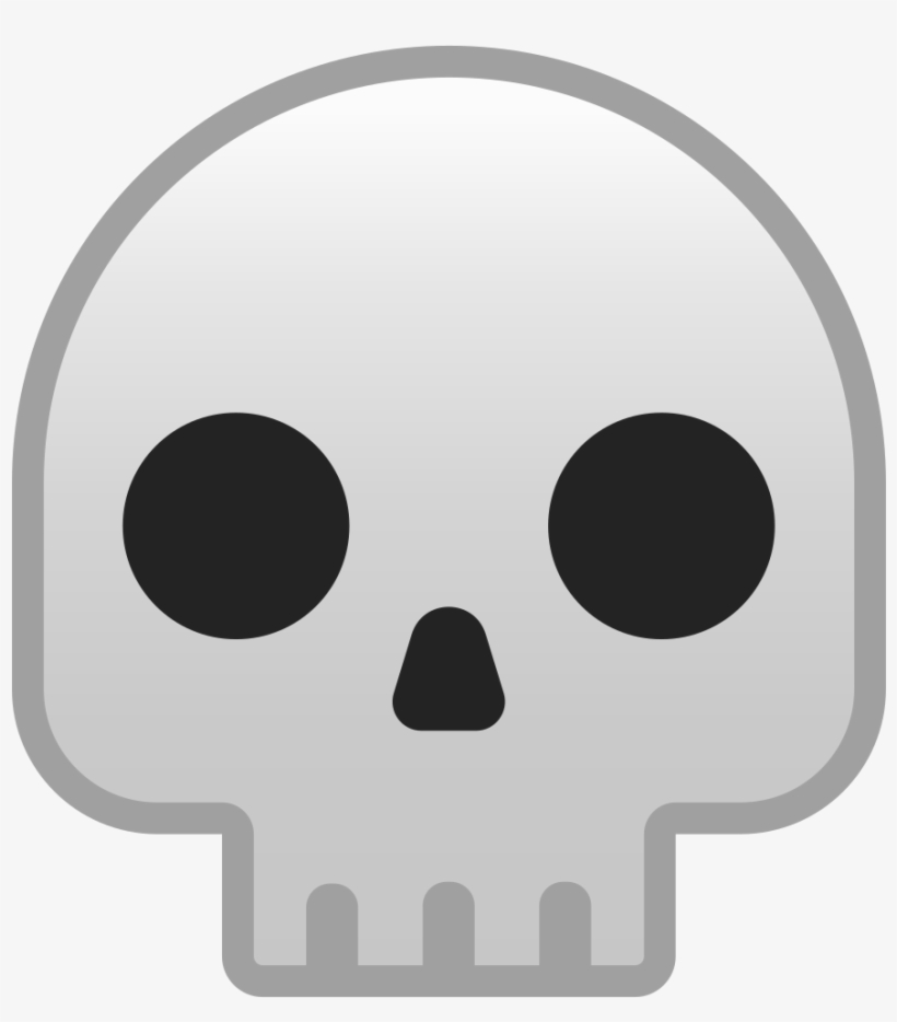 Skull Icon Noto Emoji Smileys Iconset Google - Emoji Teschio, transparent png