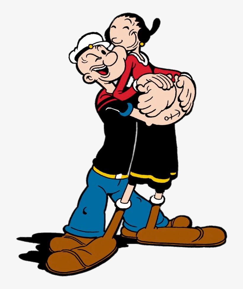 Popeye And Olive - Popeye And Olive Png, transparent png