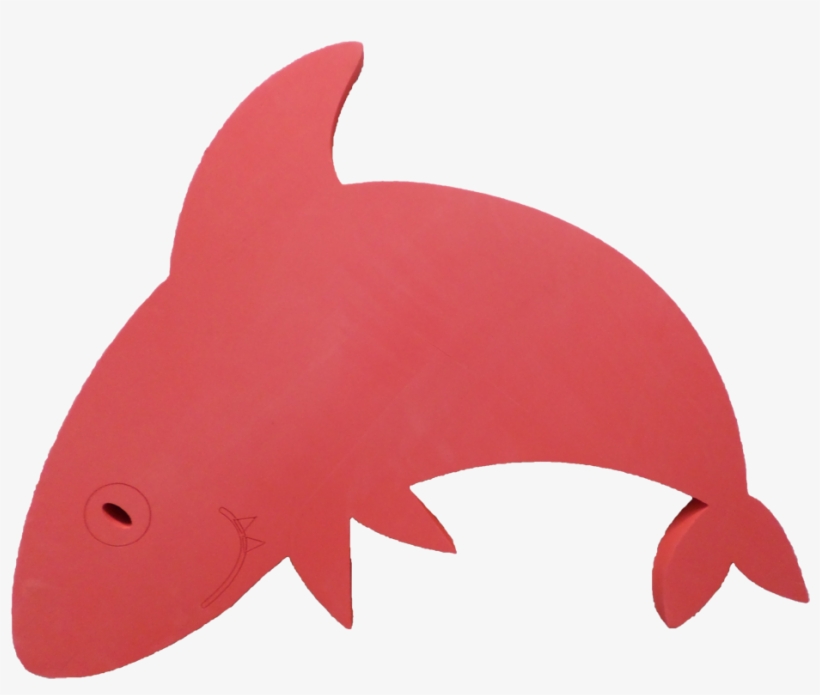 Max The Shark™ Foam Pool Mat 48" X 46" X - Foam, transparent png