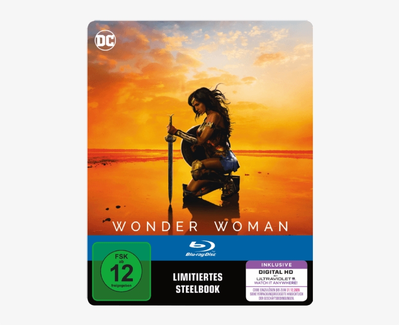 598e9637746cf Wonder Woman Blu Ray - Wonder Woman Steelbook, transparent png