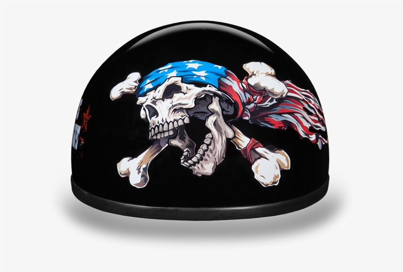 D - O - T - Daytona Skull Cap- W/ Patriot - Daytona Helmets D.o.t. Daytona Skull Cap- W/ Patriot, transparent png