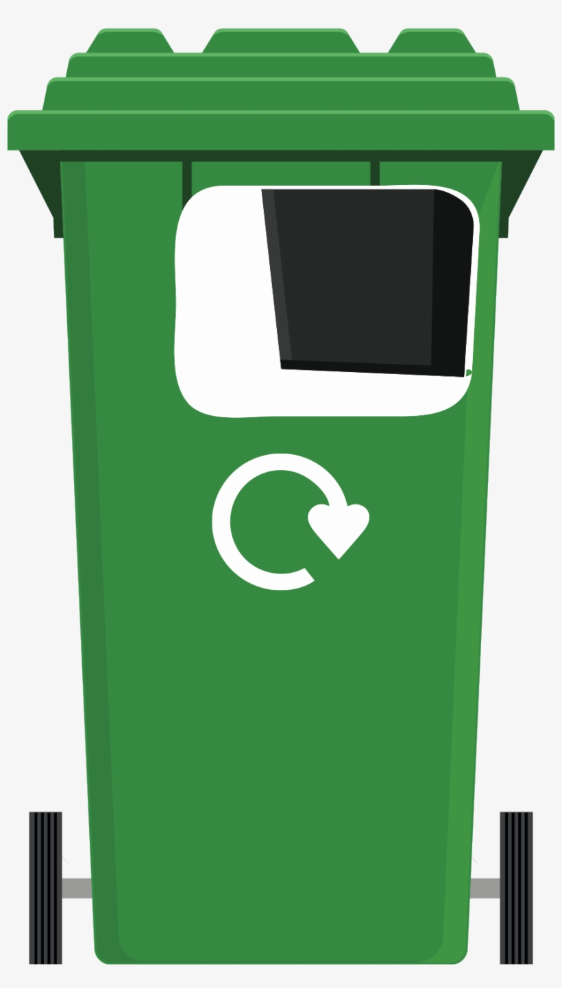 Green Lidded Bin - Compost Bin Brown Egg, transparent png