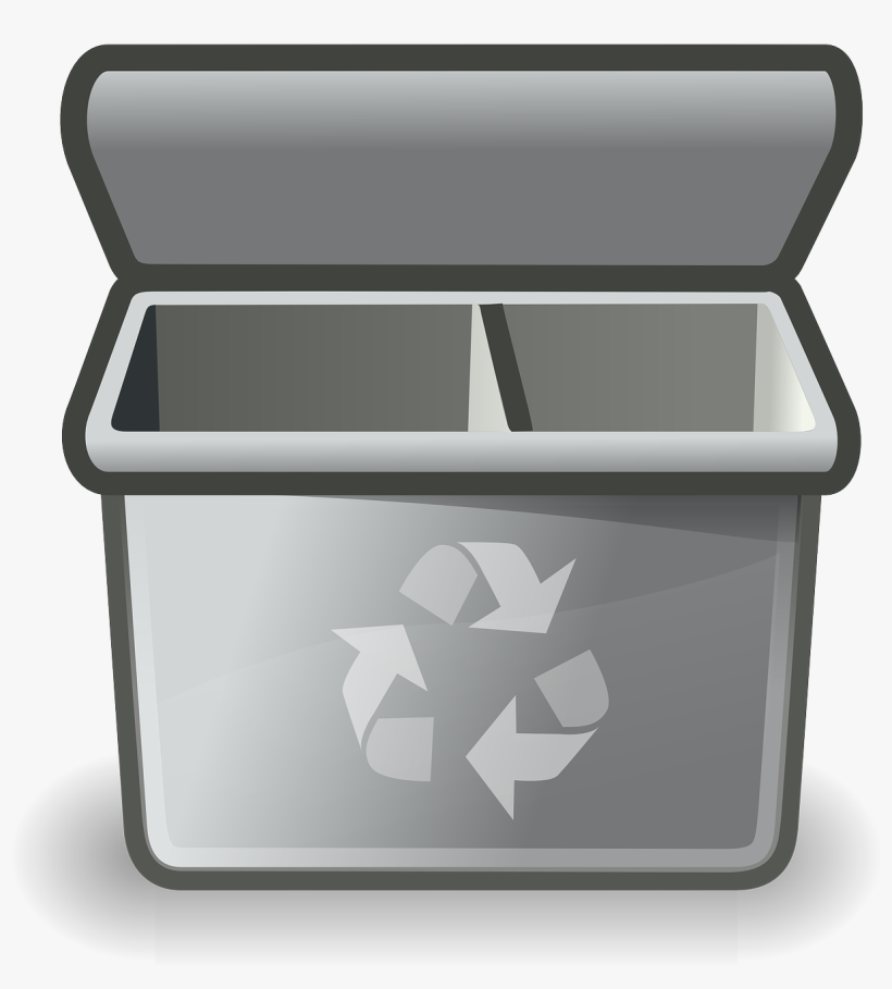 How To Set Use Gray Recycle Bin Clipart, transparent png