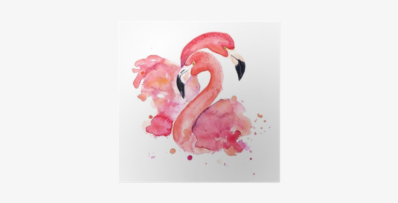 Flamingo Watercolor, transparent png