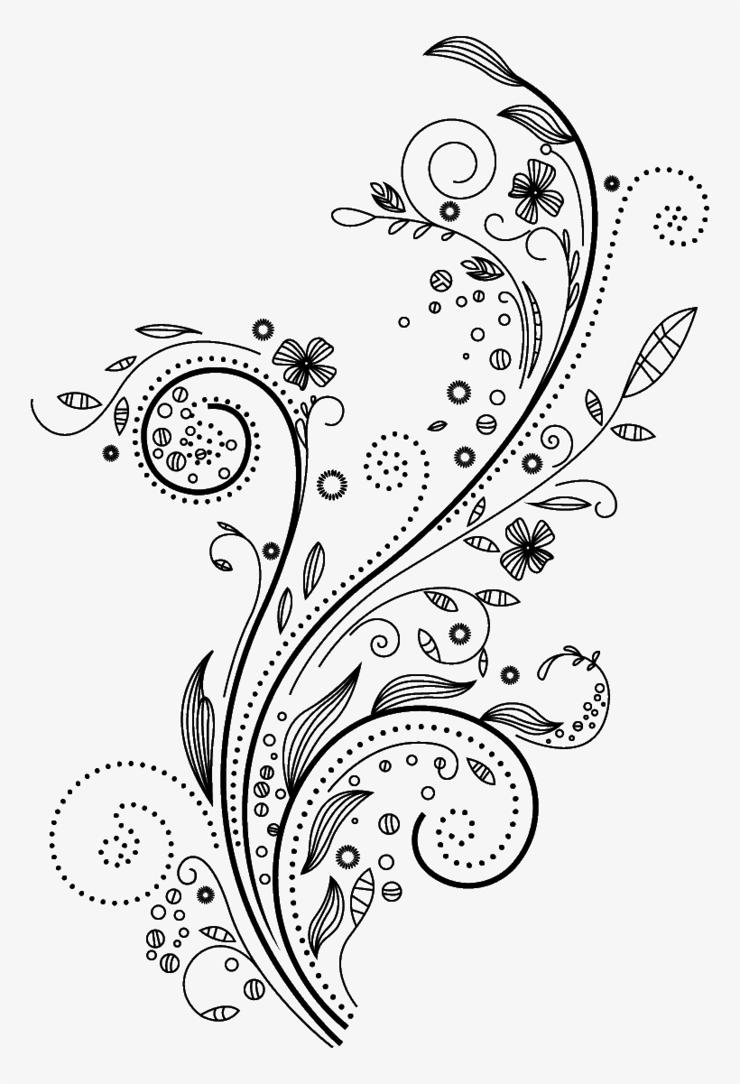 Clip Freeuse Stock Http Flowerillust Com Img Flower - Flower Patterns Png, transparent png