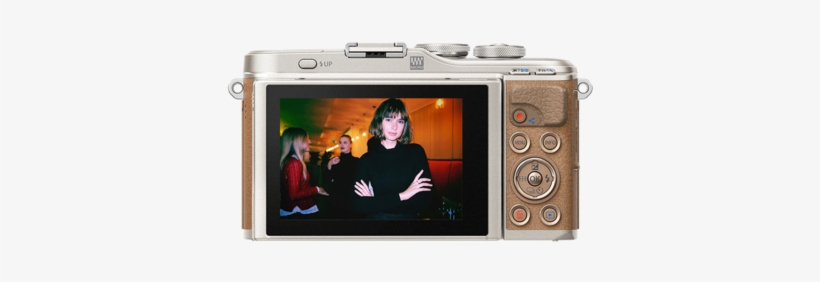 Pen 9 Brown Back - Olympus Pen E-pl9 Body With 14-42mm Ez Lens Mirroless, transparent png