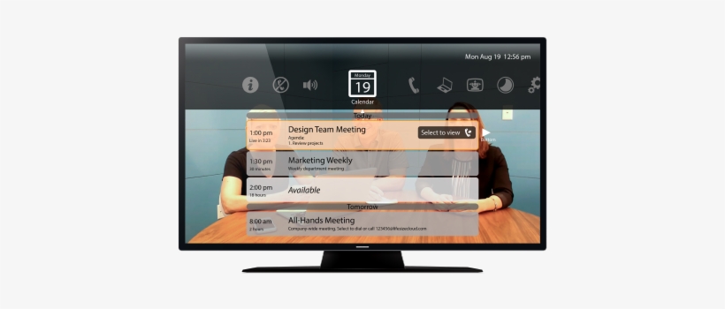 Calendaring Integration - Led-backlit Lcd Display, transparent png