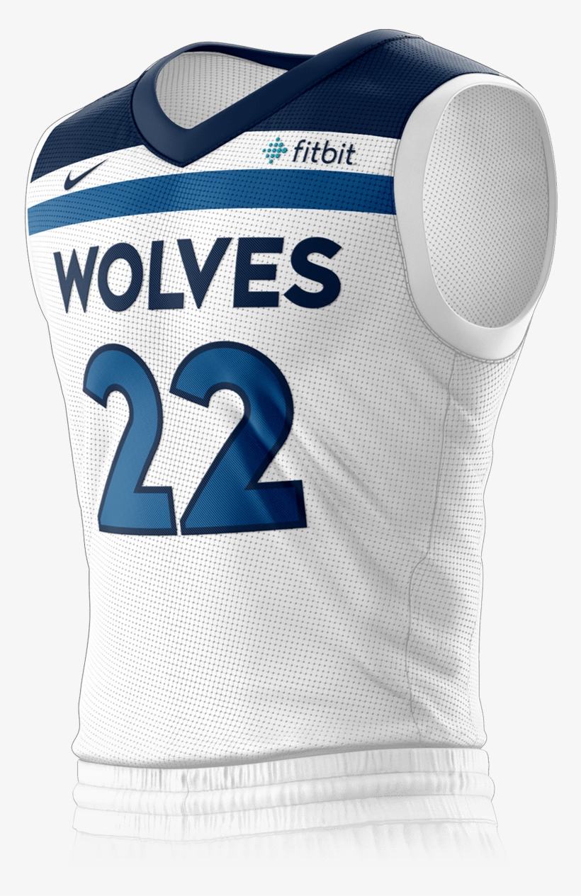 Minnesota Timberwolves Association Edition Jersey Back - Minnesota Timberwolves Fitbit Jersey, transparent png