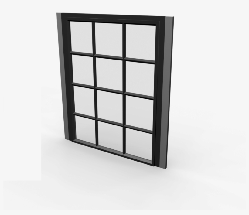 Steel Frame Window - Wood Japanese Sconce, transparent png