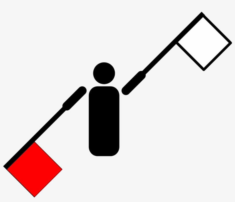 Japanese Semaphore Basic Stroke - Semaphore K, transparent png