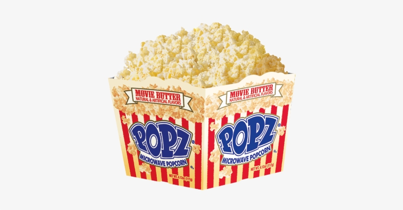Moviebutter-small - Popz Microwave Popcorn, Movie Butter - 4.12 Oz, transparent png